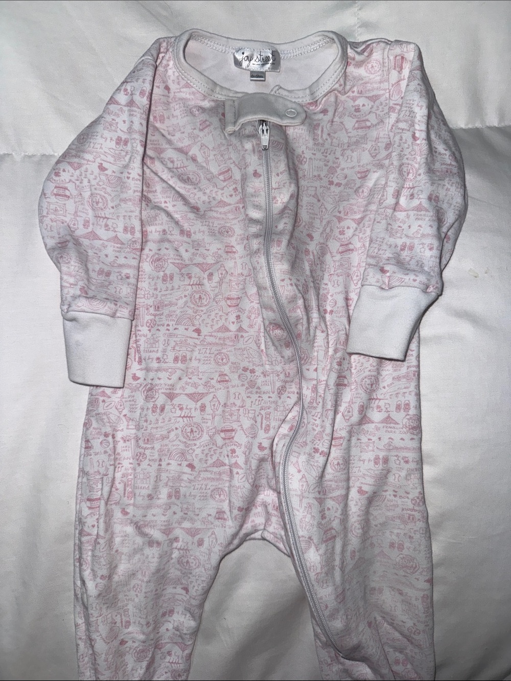 Joy Street Boston Print Baby One-Piece